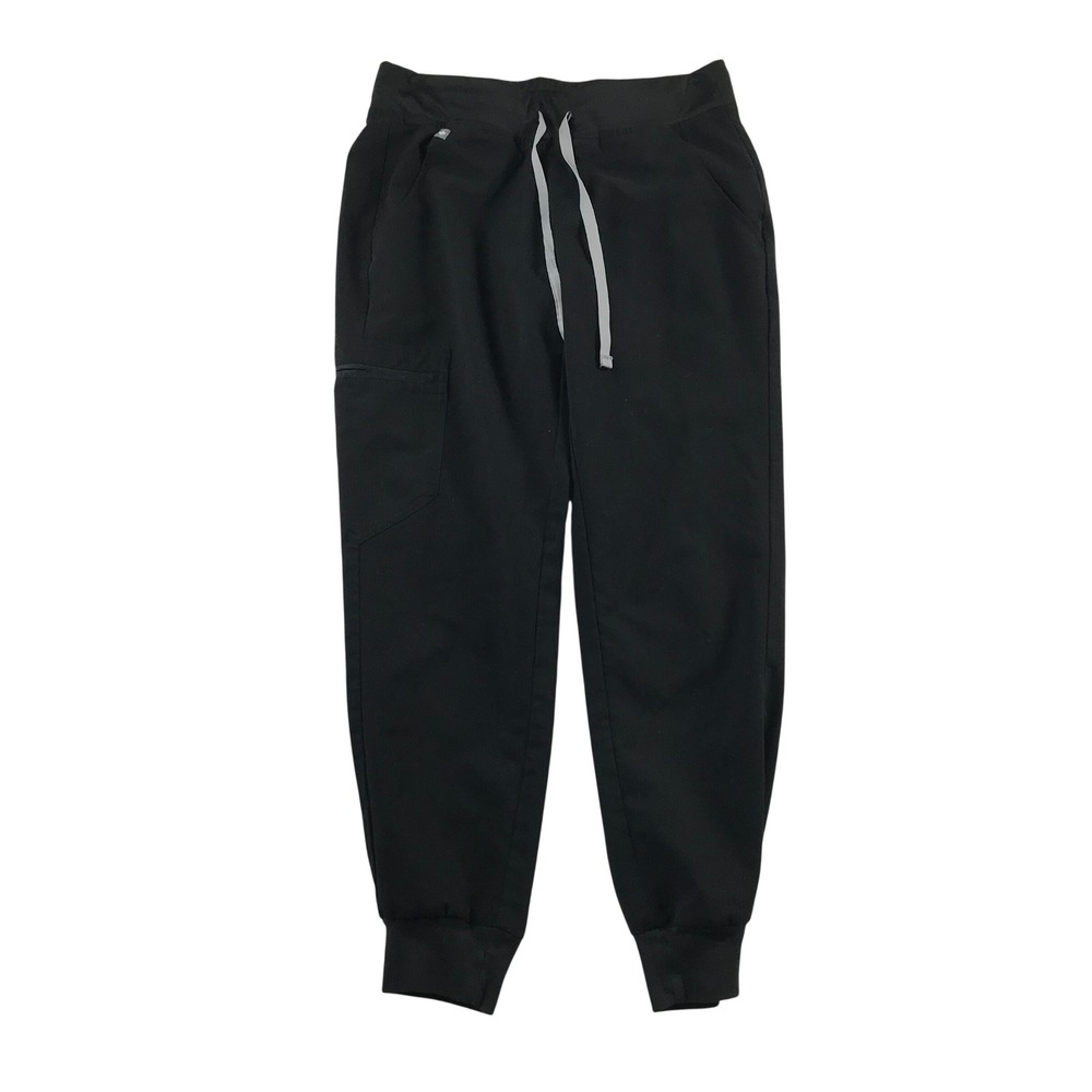 FIGS Zamora Jogger Scrub Pant Black Technical Collection W18SW2005P Small Petite